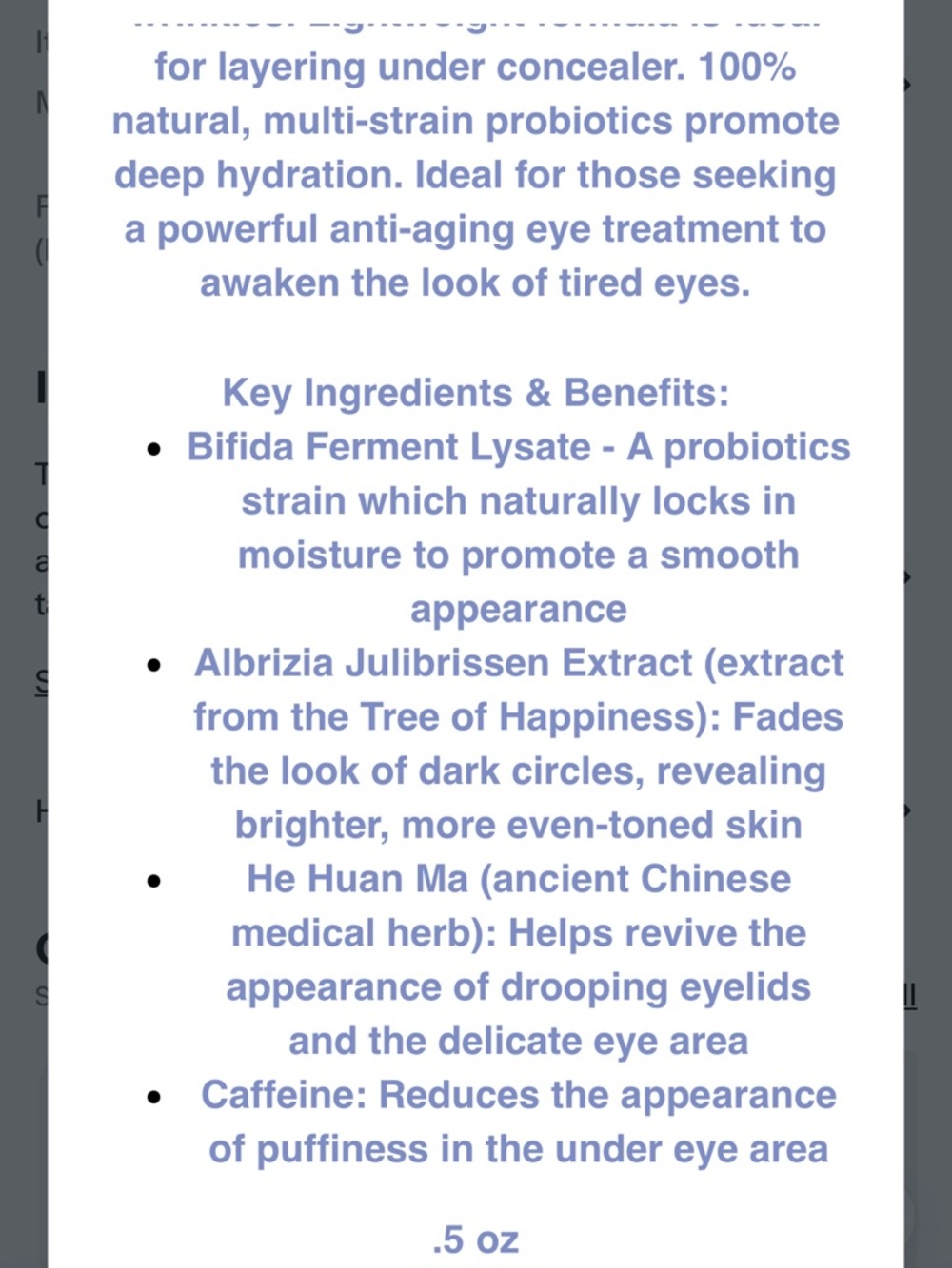 Tula Eye Renewal Serum - Picture 3 of 3